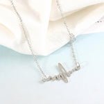 Collier d'Électrocardiogramme d'Amour