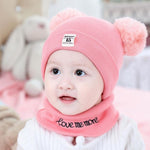 Ciaovie™ Chapeau et Écharpe Chaud Hiver Pour Bébés