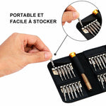 Ciaovie™ Mini Kit de Tournevis de Précision Outils de Réparation (25 pièces)