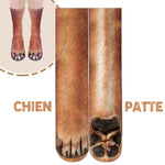 Chaussettes 3D Animal Patte- [TAILLE UNIQUE]