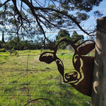 Décoration d'intérieur d'illustration en Métal de Chèvre de Ferme de Jardin Extérieur