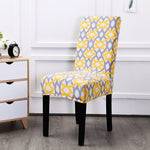 Housse de chaise multicolore en spandex