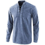 T-shirt Rétro à Lacets pour Homme