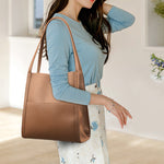 Sac à bandoulière simple de couleur unie