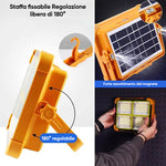 Lumière extérieure solaire portative