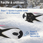 Couvre-chaussures Antidérapant Universel pour Raquettes à Crampons