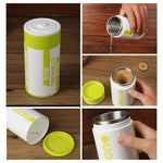 Tasse à Mélanger Automatique en Acier Inoxydable