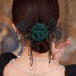 Épingle à cheveux en forme de rose