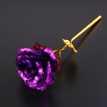 Rose éternelle - Dorée à l'or 24 carats