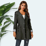 Manteau à capuche pour  femme