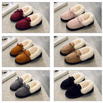 Femmes Hiver Chaud Mode Pantoufles Mocassins