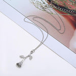 Rose Collier Pendentif