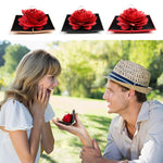 Ciaovie™ Boîte à Bagues Rose Pop-up 3D