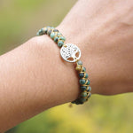 Bracelet Arbre de Vie Tressé à La Main