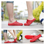 Pantoufles d'été, Chaussures de Plage pour Hommes Femmes