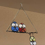 Tentures de Fenêtre de Hibou en Verre