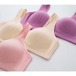 Soutien-gorge Push-up Élastique Agrafage Devant de Grande Taille