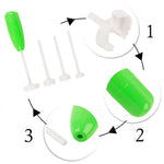 Kit d'Ustensile à Évider Noyau Végétal, 4 têtes