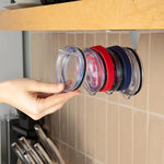 Organisateur de couvercles de gobelets d'armoire