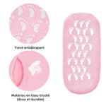 Chaussettes hydratantes avec doublure en gel pour le soin des pieds