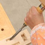Jeu de ciseaux en bois à lame plate -12pcs
