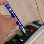 Stylo tournevis de précision 8 en 1