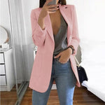 Revers Slim Fit Cardigan Blazer élégant