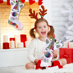Ciaovie™Licorne Chaussettes de Noël Décoration (Avec Lumière LED)