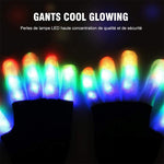 Gants LED Finger Lights 3 Couleurs 6 Modes