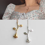 Rose Collier Pendentif