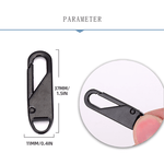 Tête De Zip Universelle En Métal