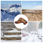 Ciaovie ™ 18 Dents Crampons Antidérapantes en Acier Inoxydable