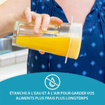 Couvercle Alimentaire en Silicone Extensible, Kit de 6 Pièces