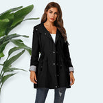 Manteau à capuche pour  femme