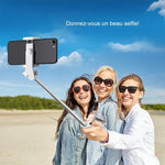 Ciaovie™ Selfie Trépied, Bluetooth Selfie Stick 3 en 1