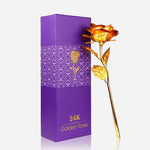 Rose éternelle - Dorée à l'or 24 carats