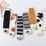 Chaussettes de Plancher Mignonnes de Griffe de Chat