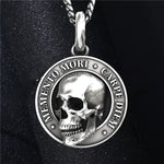 Pendentif tête de mort Memento Mori