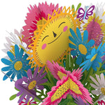 Carte de Bouquet de Fleurs en 3D