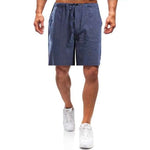 Short décontracté en lin pour hommes