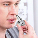 Ciaovie™ Tondeuse À Poils De Nez Manuel en Acier Inoxydable