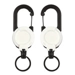 Porte-clés Tactique Anti-vol de câble Métallique Rétractable Automatique Extérieur Luya