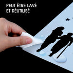 Modèles d'Art de Pochoir Dessiner rapide (12 Feuilles / Ensemble)