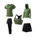 Ciaovie™ Costumes pour Dames Fitness à Séchage Rapide (5 Pièces)
