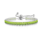 Bracelet Zircon Cubique Plaqué Or 18 Carats