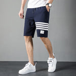 Short de Plage Simple en Coton pour Homme