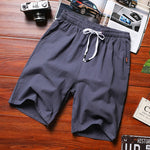 Short d'été en Coton et Lin pour Homme