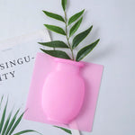 Vase À Fleurs Collant En Silicone Magique