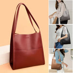 Sac à bandoulière simple de couleur unie