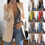 Revers Slim Fit Cardigan Blazer élégant